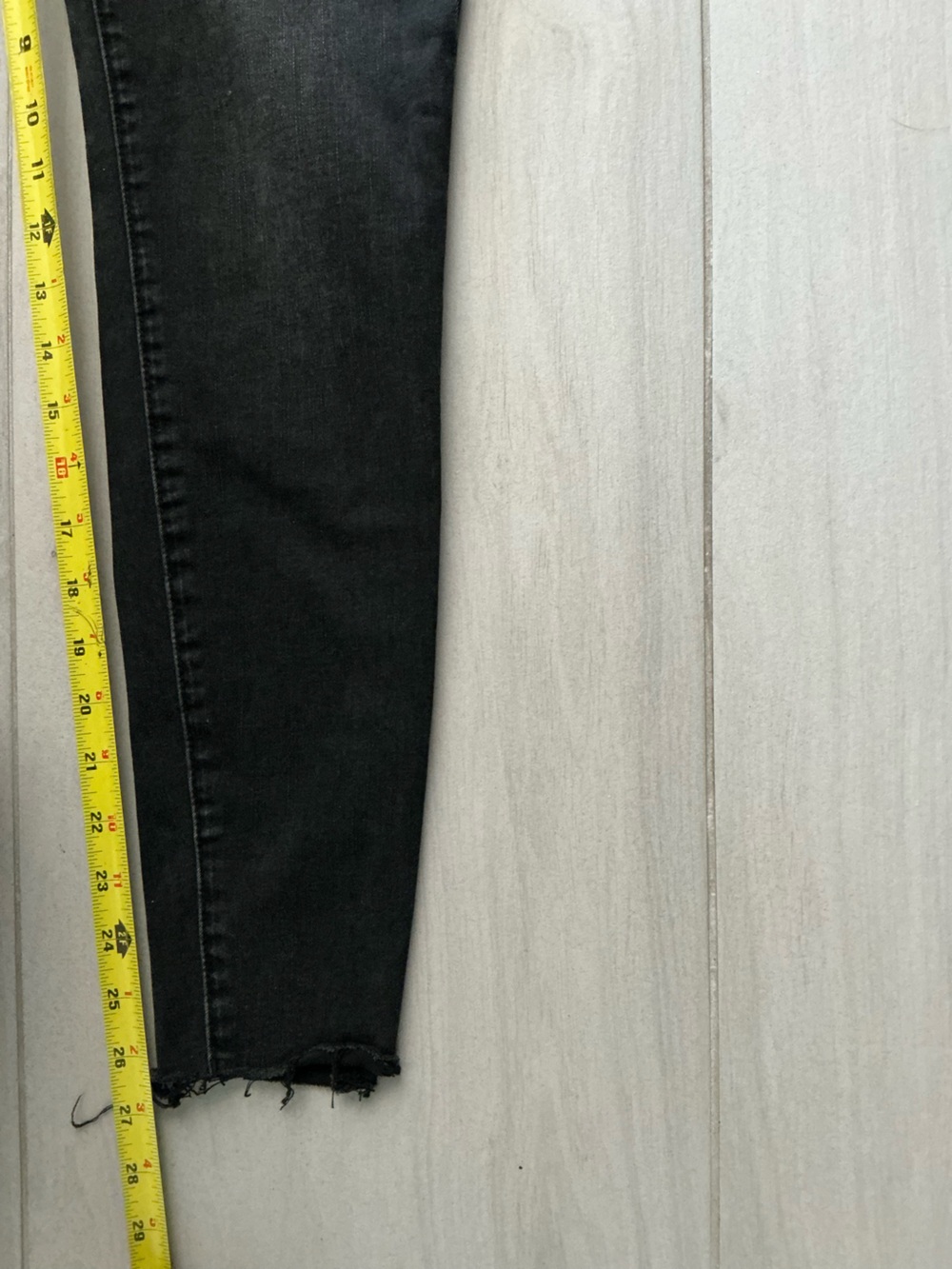 Kut From Kloth Skinny Jeans Raw Hem Size 0 - Picture 7 of 7